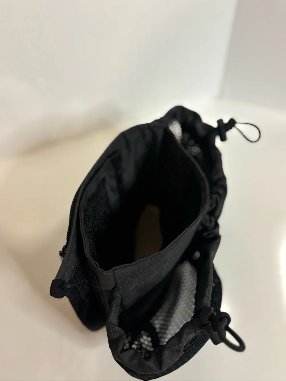 Black Mesh Pocket Organizer for Home Storage